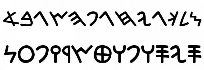 zozo 字体 大写