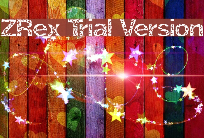 ZRex Trial Version Шрифта examples
