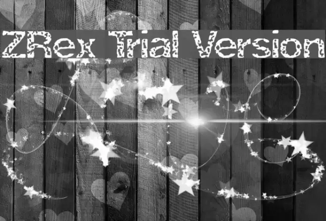 ZRex Trial Version Caratteri examples