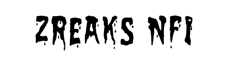 Zreaks NFI  Descarca Fonturi Gratis