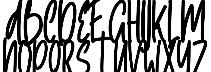 Zricasa Font UPPERCASE