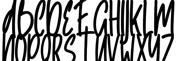 Zricasa Font LOWERCASE