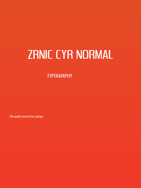 Zrnic Cyr Normal Poster
