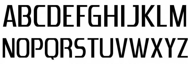 Zrnic-Regular Font UPPERCASE