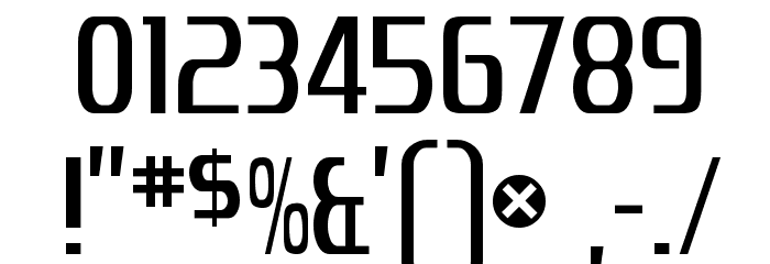 Zrnic Font OTHER CHARS