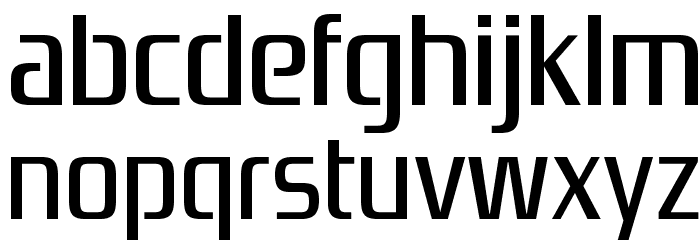 ZrnicRg-Regular Font LOWERCASE