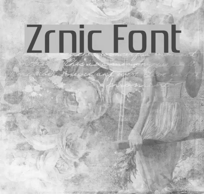 Zrnic Шрифта examples