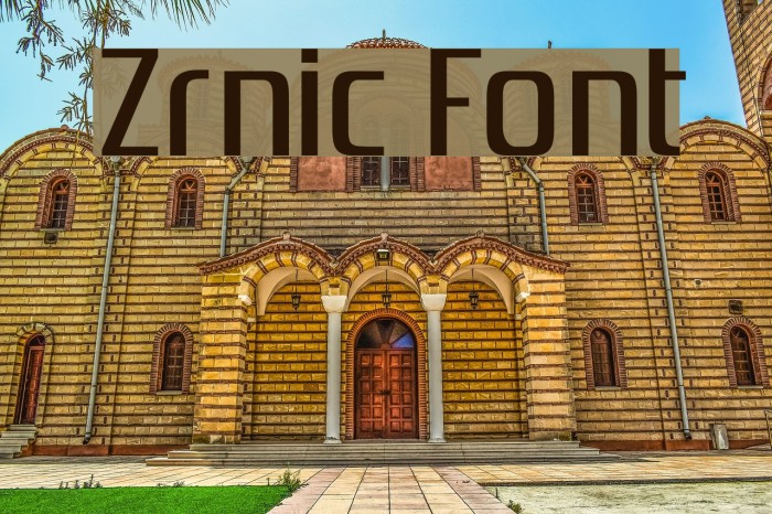 Zrnic Font examples