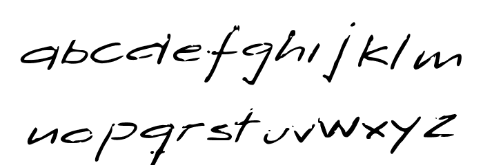 ZryluxFont Font LOWERCASE