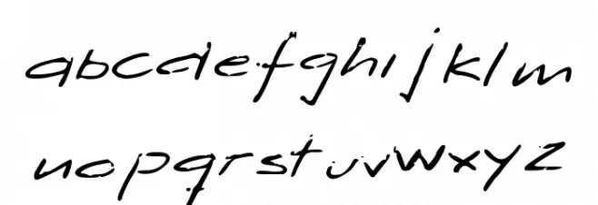 ZryluxFont Caratteri MINUSCOLO
