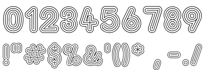 Zschusch Regular Font OTHER CHARS