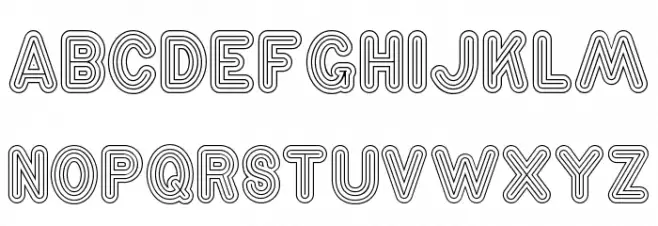 Zschusch Regular 字体 大写
