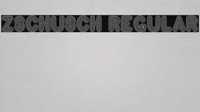 Zschusch Regular Example 1