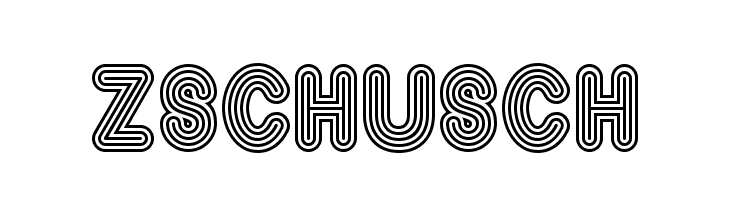 Zschusch  font caratteri gratis