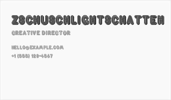 ZschuschLightSchatten Business Card