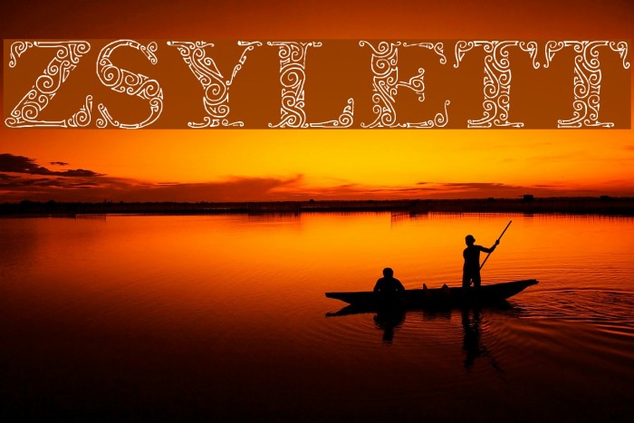 Zsylett Font examples