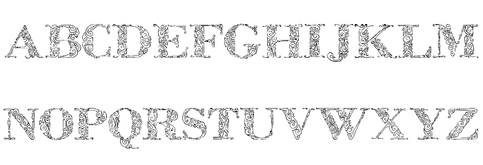 Zsylett Font LOWERCASE