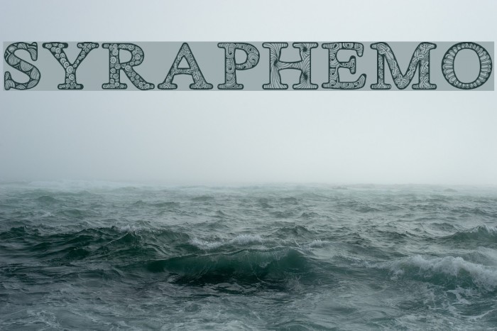 ZsyraphDemo Font examples