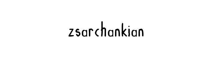 zsarchankian  font caratteri gratis