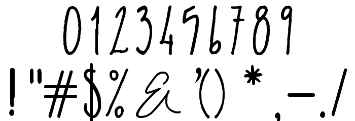 zsarchankian Font OTHER CHARS
