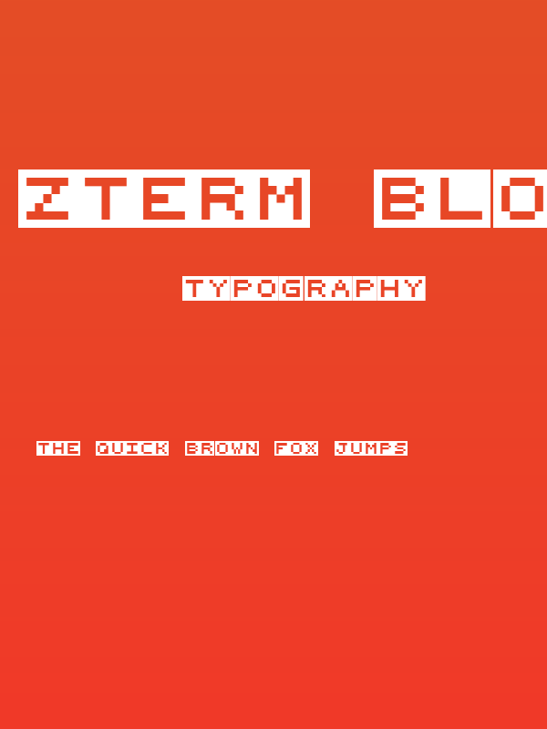 zTerm Block Poster