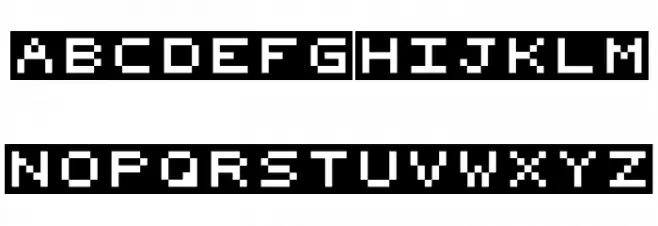 zTerm Block フォント 小文字