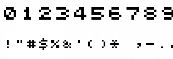 zTerm Font OTHER CHARS