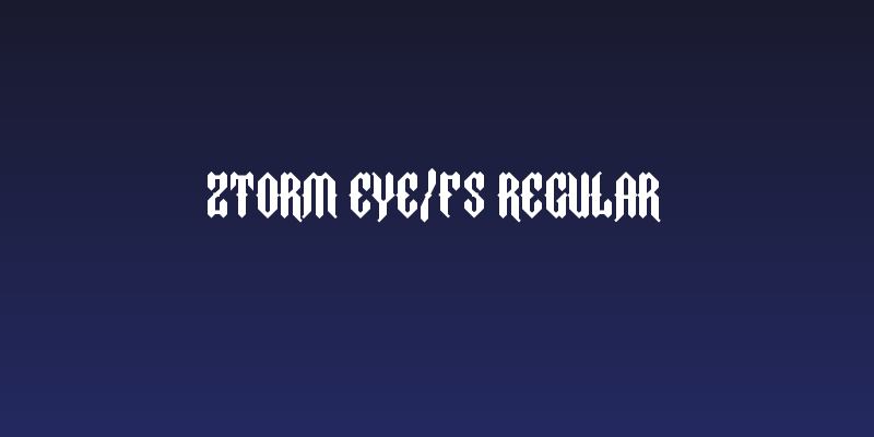 ztorm eYe/FS Regular Social Header