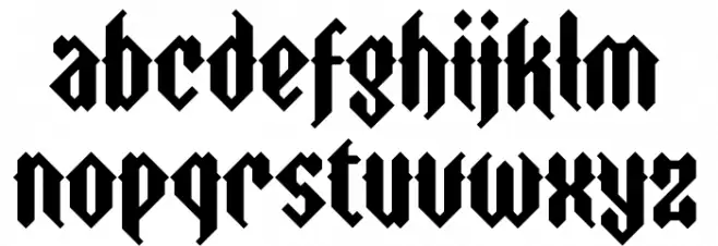 ztorm eYe/FS Regular Font LOWERCASE