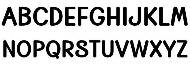 ZUHARA Schriftart Groß