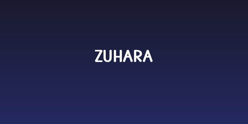 ZUHARA Social Header