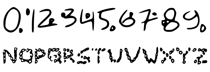 Zu Bulat Regular Font OTHER CHARS