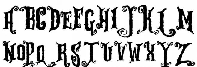 Zu Kabarett Destroy Font OTHER CHARS