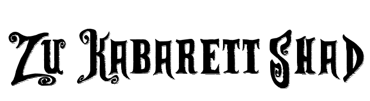 Zu Kabarett Shad  Frei Schriftart Herunterladen