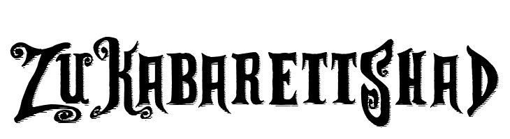 Zu Kabarett Shad  Frei Schriftart Herunterladen