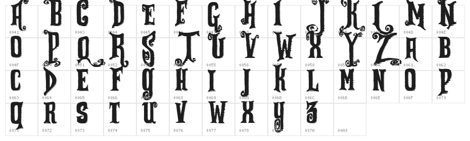 Zu Kabarett Shad Character Map