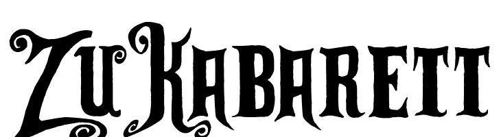 Zu Kabarett  Free Fonts Download