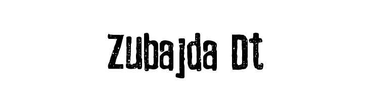 Zubajda Dt Font