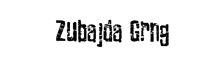 Zubajda Grng Font