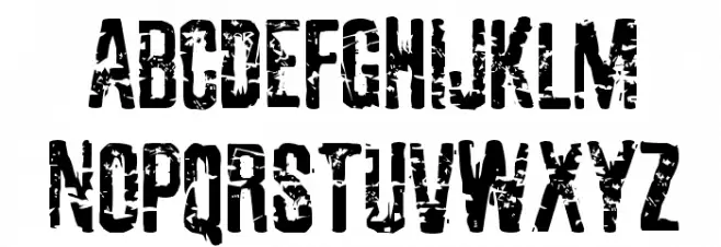 Zubajda Grng Schriftart Groß