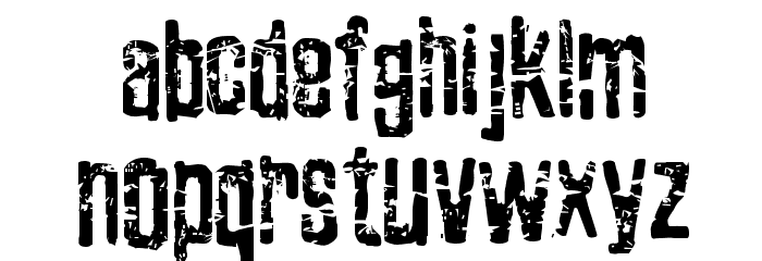 Zubajda Grng Font Litere mici