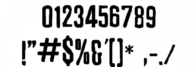 Zubajda Rg Font OTHER CHARS