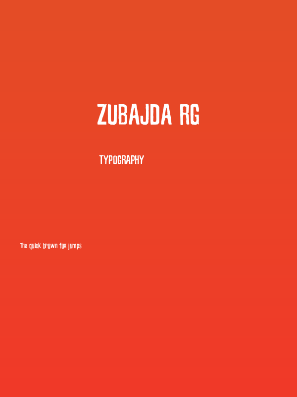 Zubajda Rg Poster