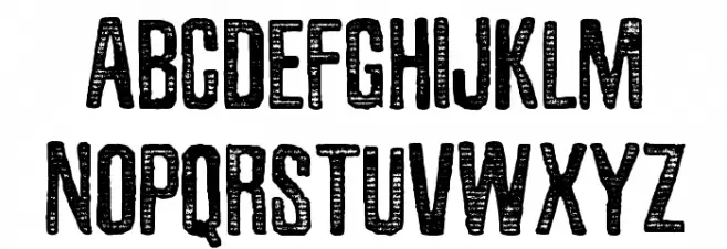 Zubajda Str Polices MAJUSCULES