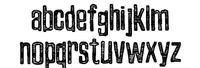 Zubajda Str Font LOWERCASE