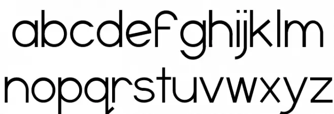 Zuben Font LOWERCASE
