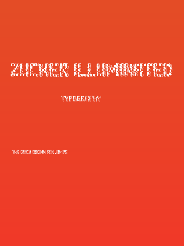 Zucker Illuminated Poster