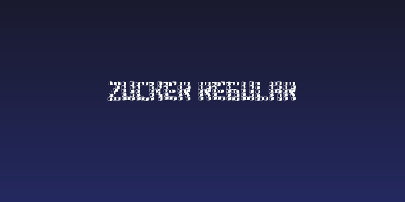 Zucker Regular Social Header