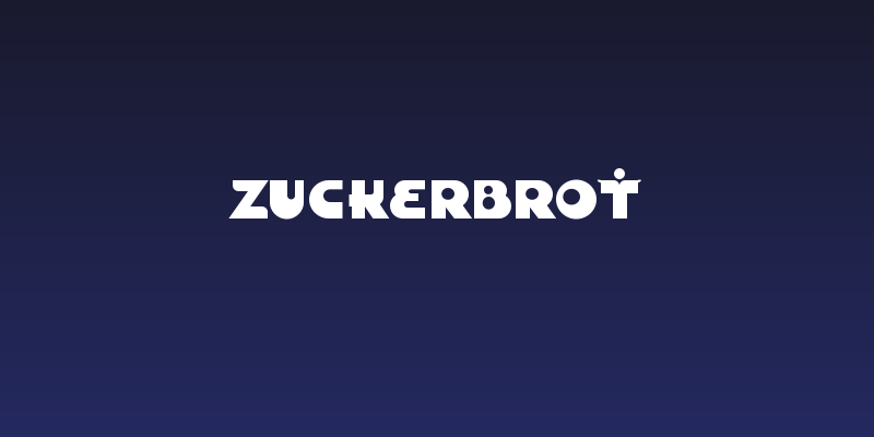Zuckerbrot Social Header