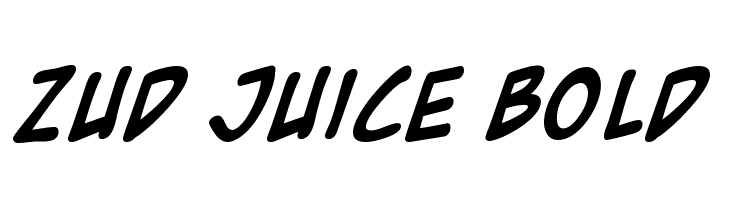 Zud Juice Bold Font